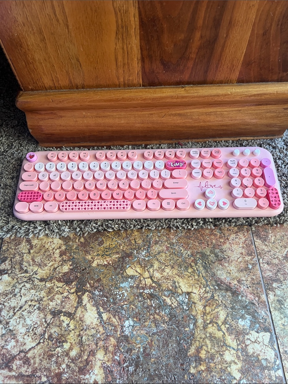 Mofii keyboard, pretty girly pink